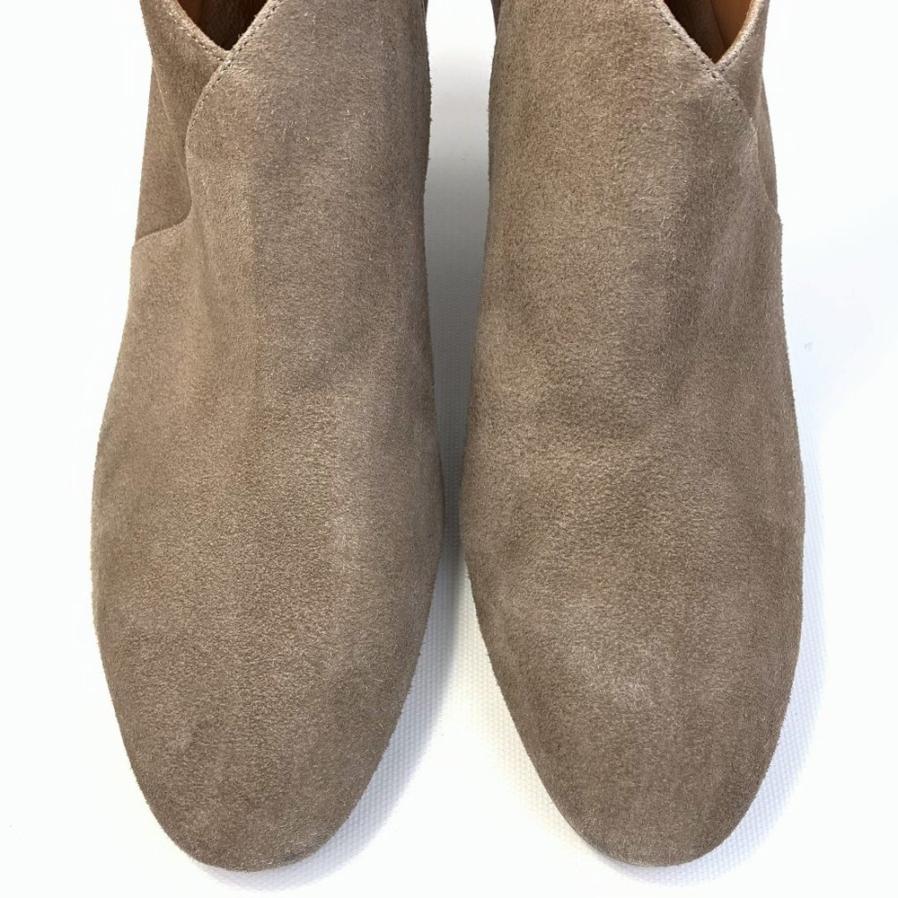 Aquatalia Emiliana Surplice Suede Ankle Booties - Picture 3 of 12